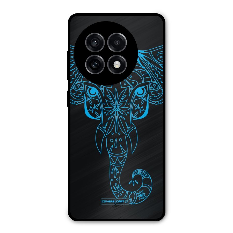Blue Elephant Ethnic Metal Back Case for OnePlus 13R