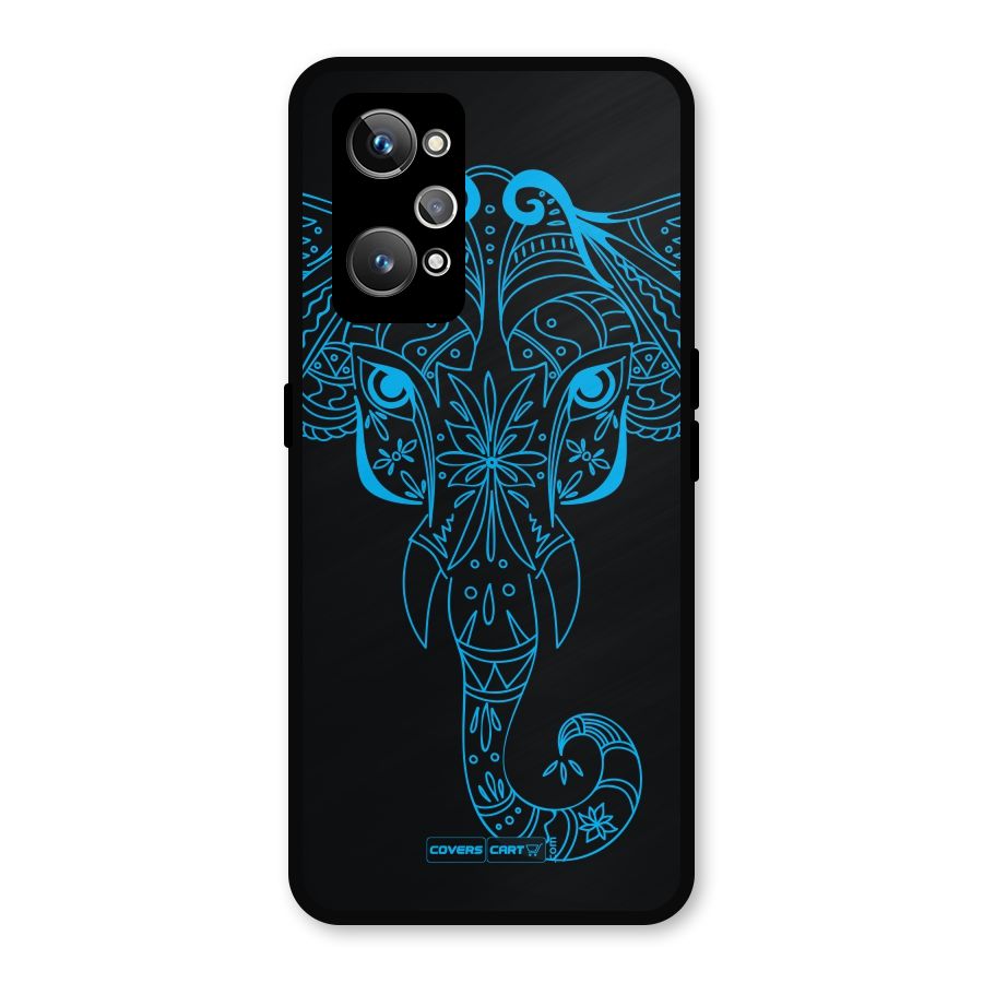Blue Elephant Ethnic Metal Back Case for Realme GT Neo 3T