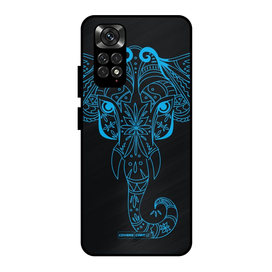 Blue Elephant Ethnic Metal Back Case for Redmi Note 11 Pro Plus 5G