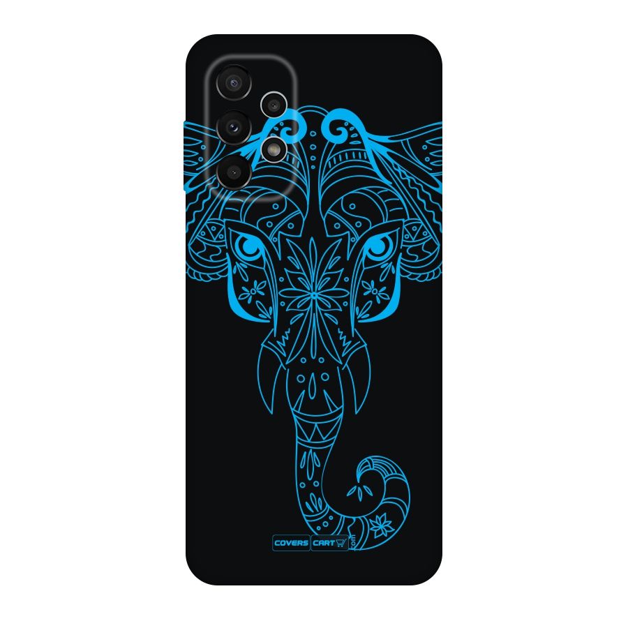 Blue Elephant Ethnic Original Polycarbonate Back Case for Galaxy A23