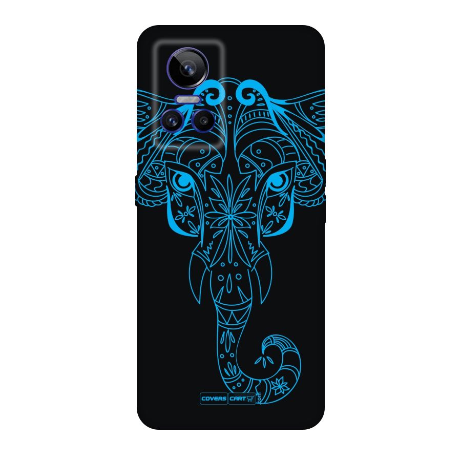 Blue Elephant Ethnic Original Polycarbonate Back Case for Realme GT Neo 3