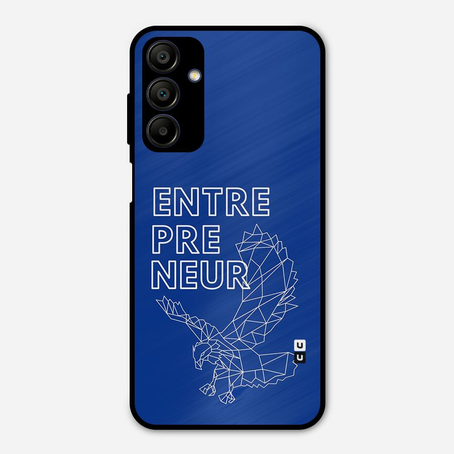 Blue Entrepreneur Metal Back Case for Galaxy A15 5G