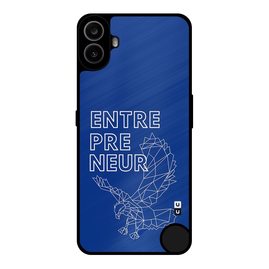 Blue Entrepreneur Metal Back Case for Nothing CMF Phone 1