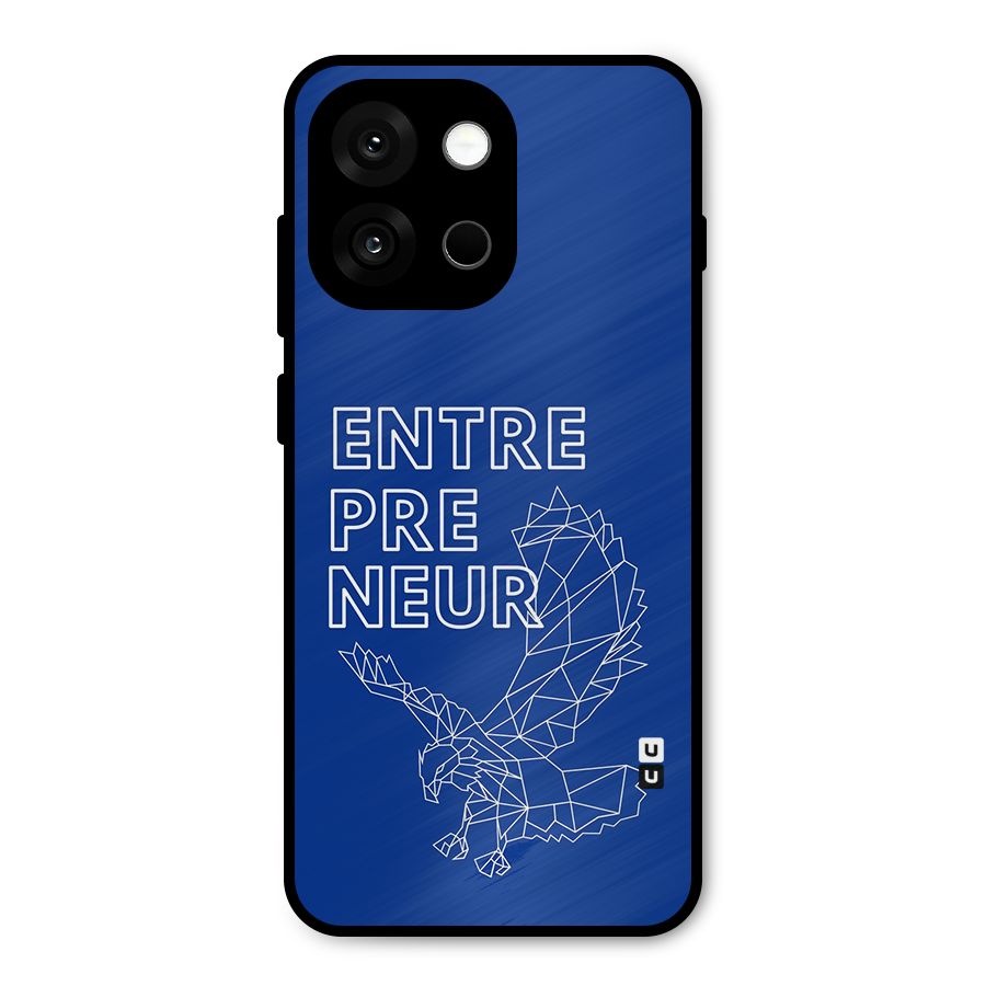 Blue Entrepreneur Metal Back Case for OnePlus 13s