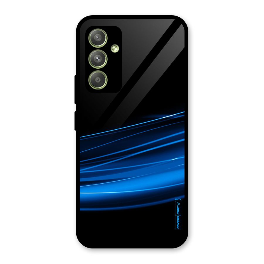 Blue Flow Glass Back Case for Galaxy A54