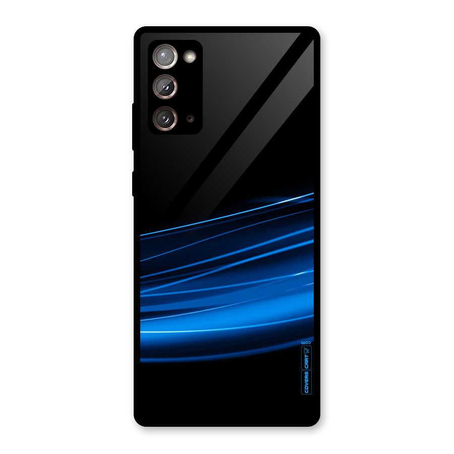 Blue Flow Glass Back Case for Galaxy Note 20