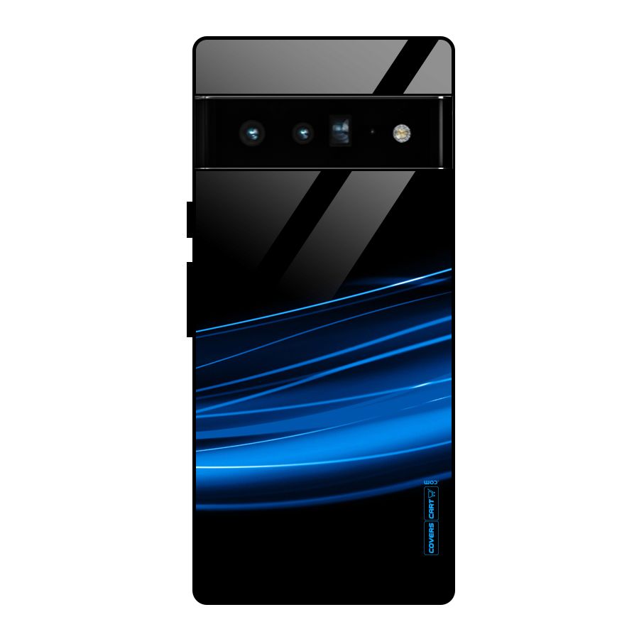 Blue Flow Glass Back Case for Google Pixel 6 Pro