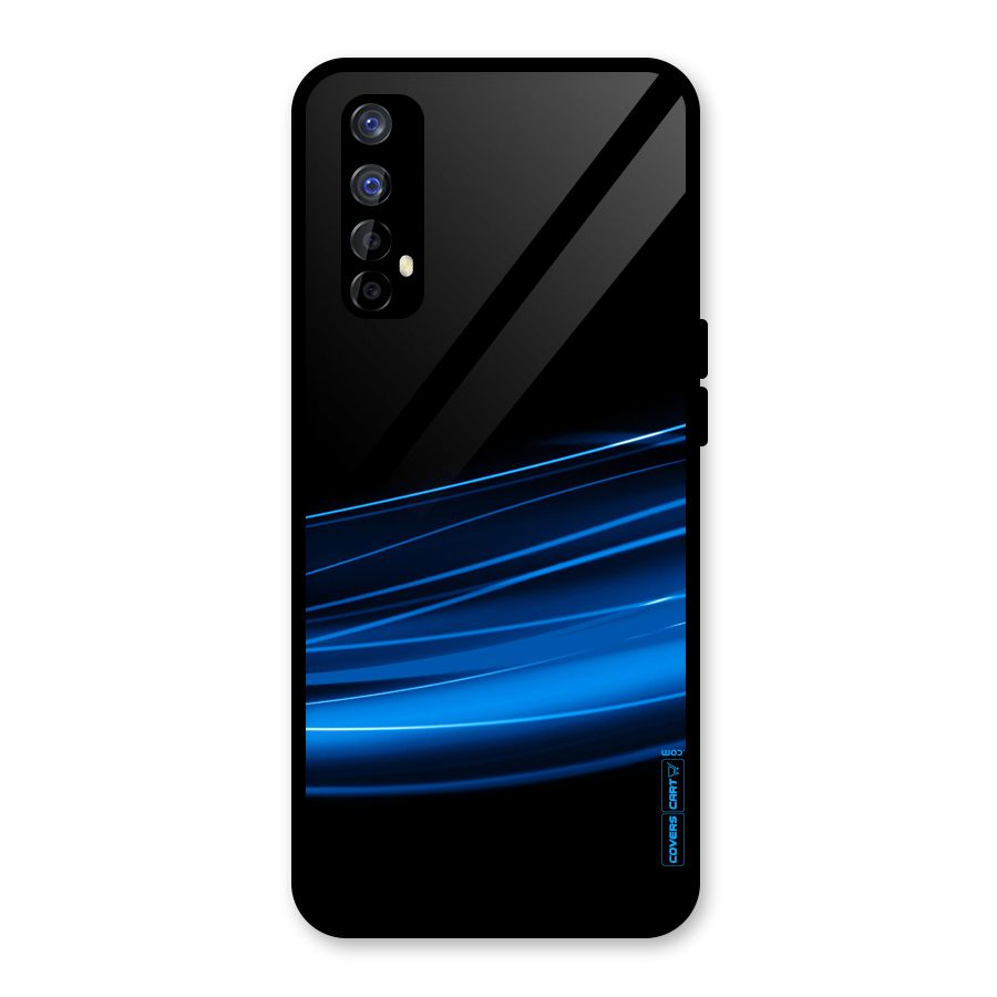 Blue Flow Glass Back Case for Realme 7