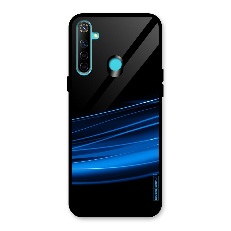 Blue Flow Glass Back Case for Realme Narzo 10