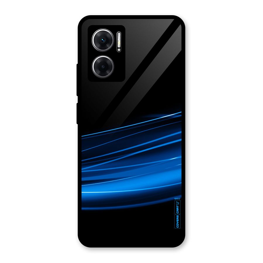 Blue Flow Glass Back Case for Redmi 11 Prime 5G
