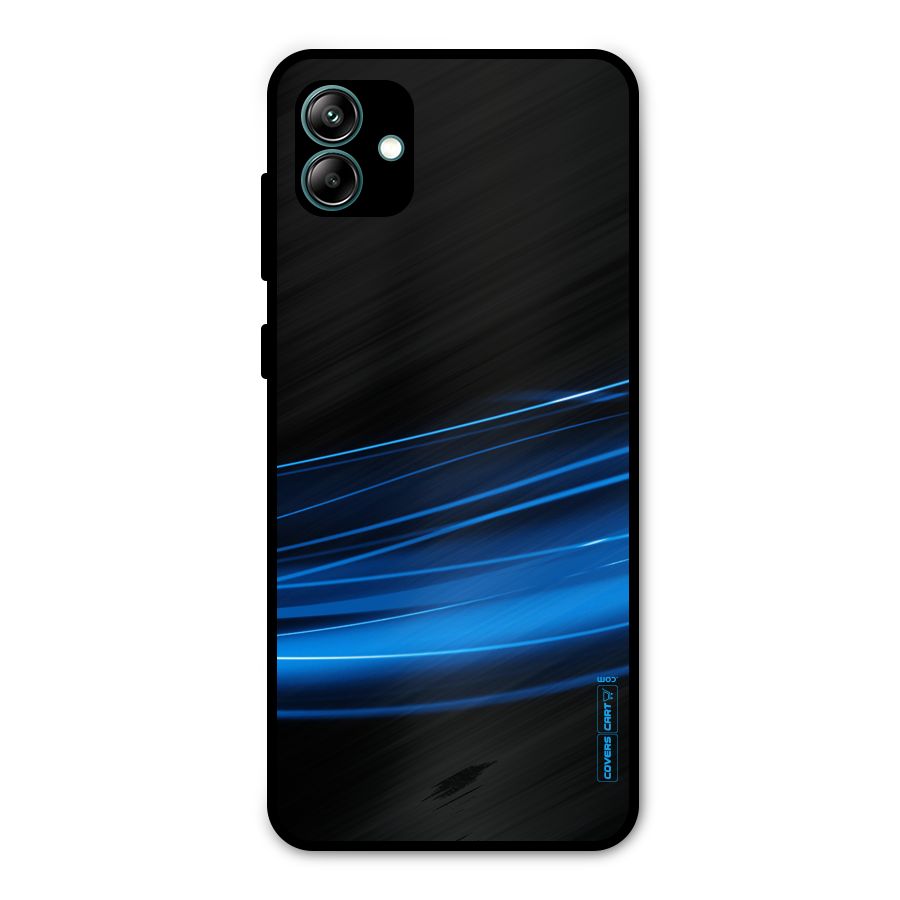 Blue Flow Metal Back Case for Galaxy A04