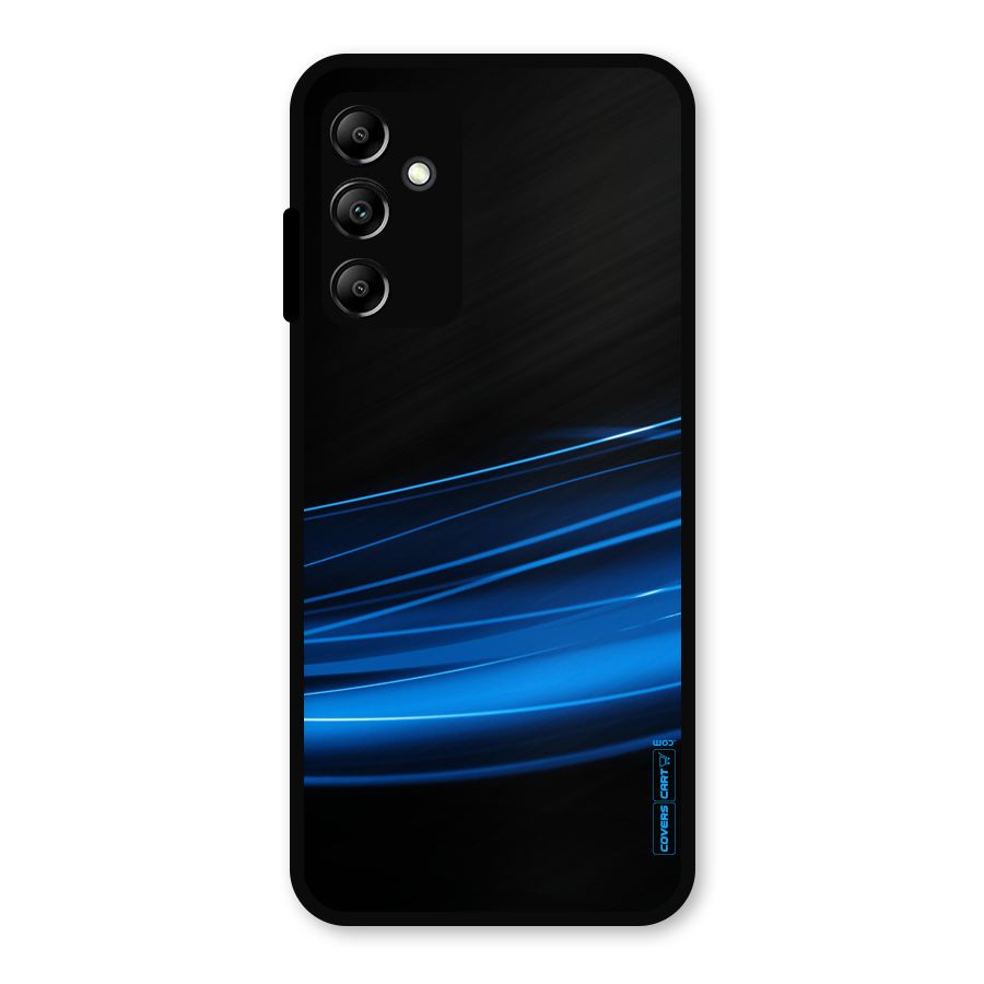 Blue Flow Metal Back Case for Galaxy A14 5G