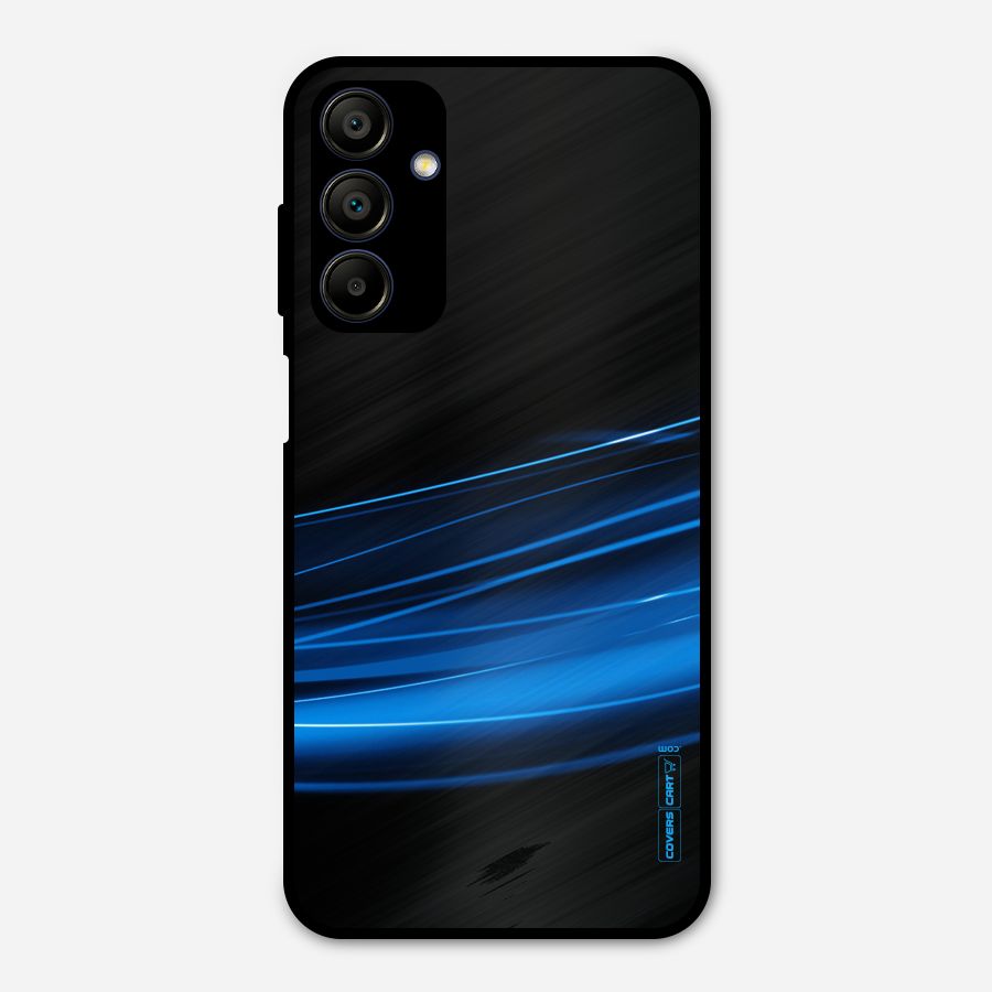 Blue Flow Metal Back Case for Galaxy A15 5G