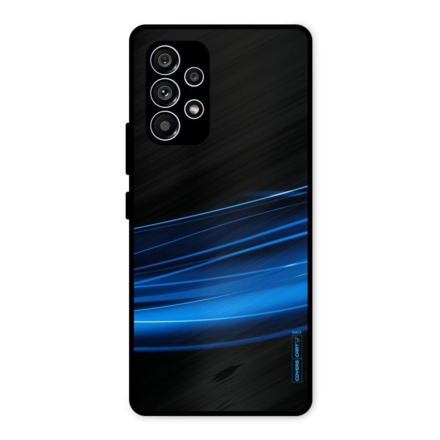 Blue Flow Metal Back Case for Galaxy A53 5G