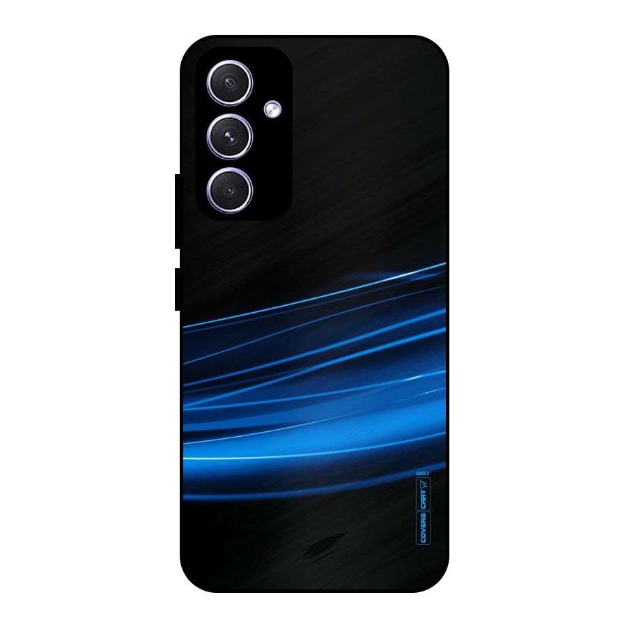 Blue Flow Metal Back Case for Galaxy A54