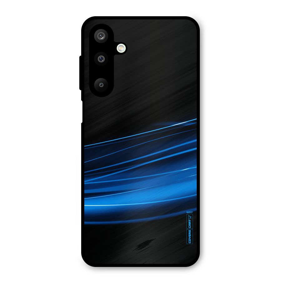 Blue Flow Metal Back Case for Galaxy M16