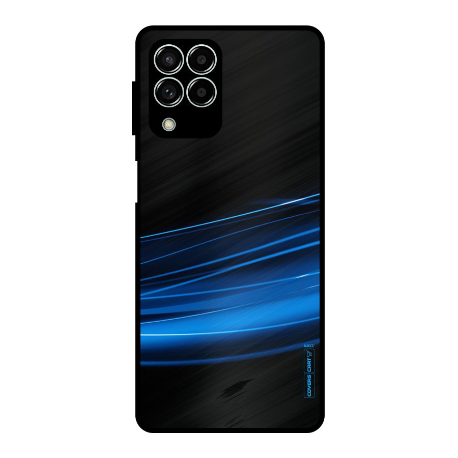 Blue Flow Metal Back Case for Galaxy M33