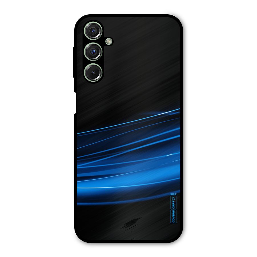 Blue Flow Metal Back Case for Galaxy M34