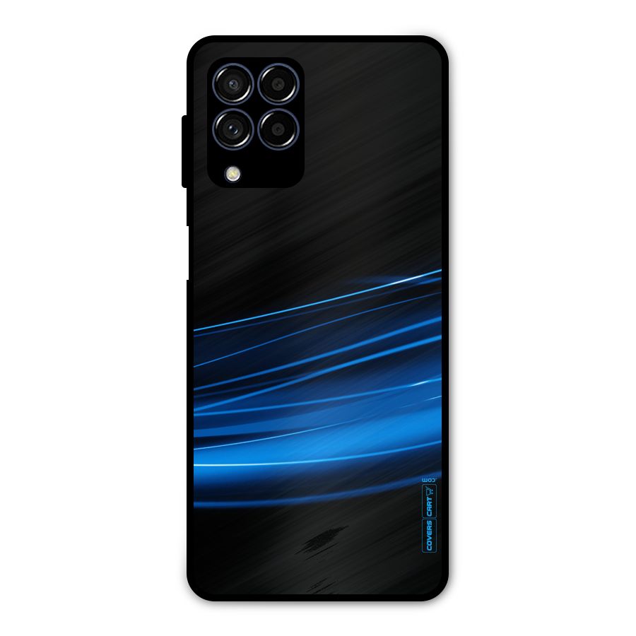 Blue Flow Metal Back Case for Galaxy M53 5G
