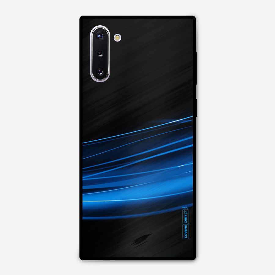 Blue Flow Metal Back Case for Galaxy Note 10