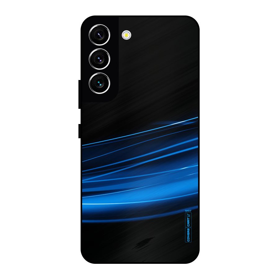 Blue Flow Metal Back Case for Galaxy S22 5G