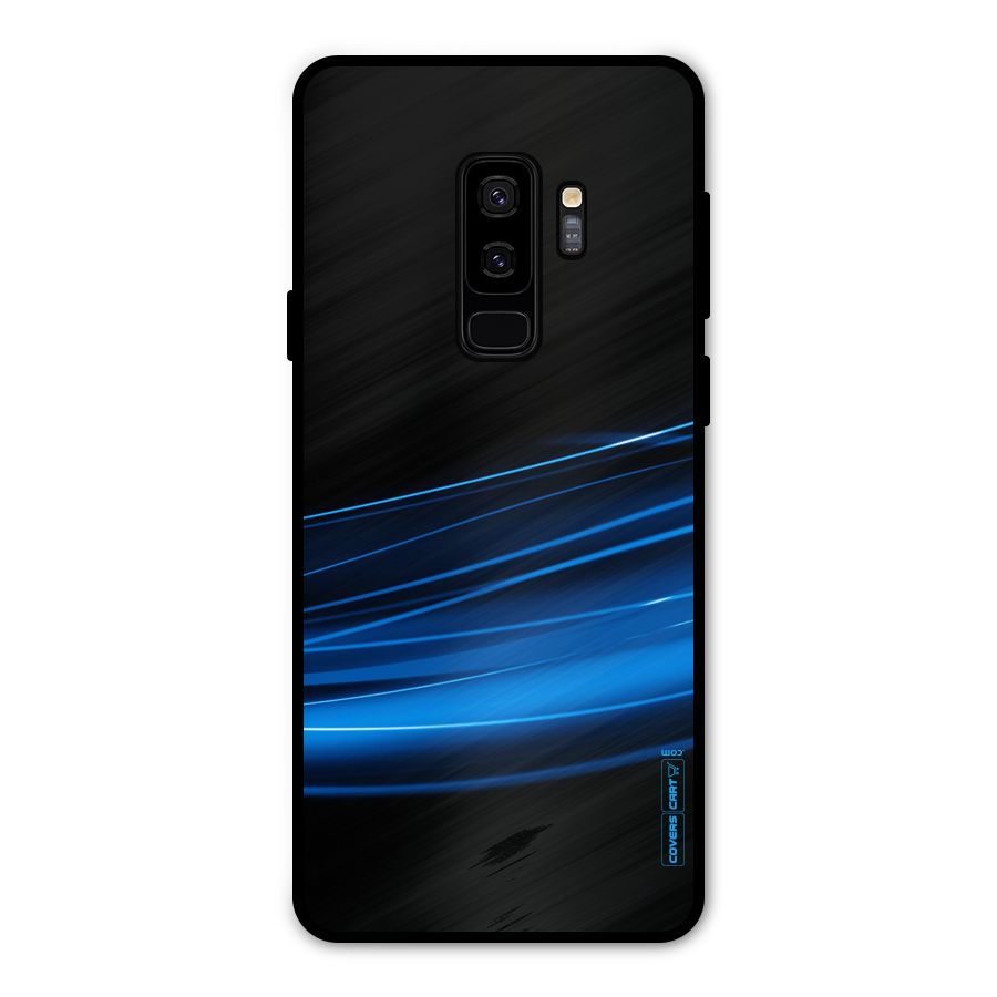 Blue Flow Metal Back Case for Galaxy S9 Plus