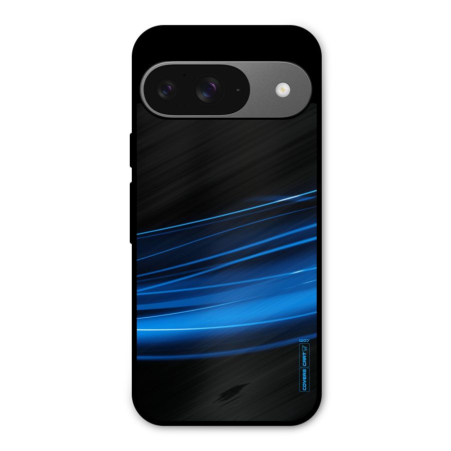 Blue Flow Metal Back Case for Google Pixel 9