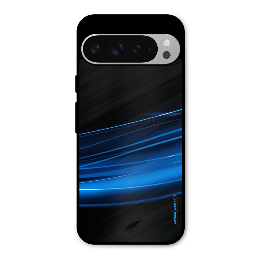 Blue Flow Metal Back Case for Google Pixel 9 Pro XL