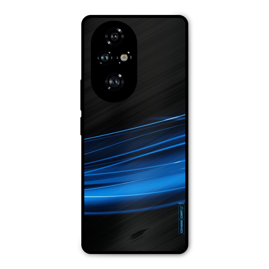 Blue Flow Metal Back Case for Honor 200 Pro