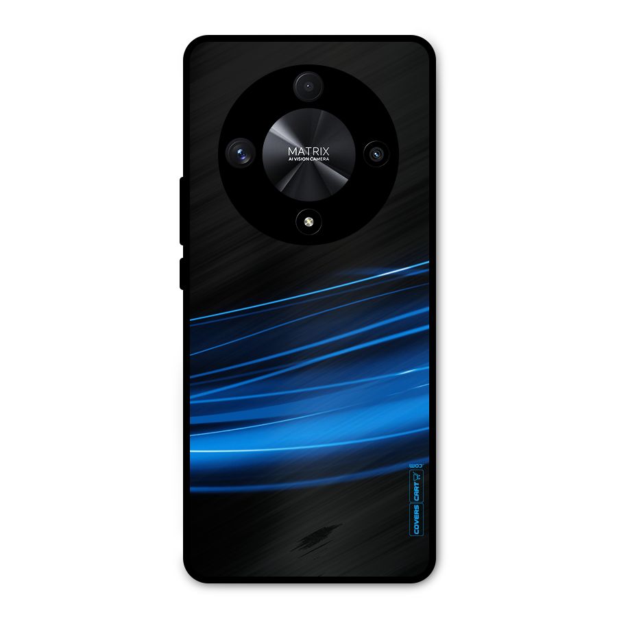 Blue Flow Metal Back Case for Honor X9b