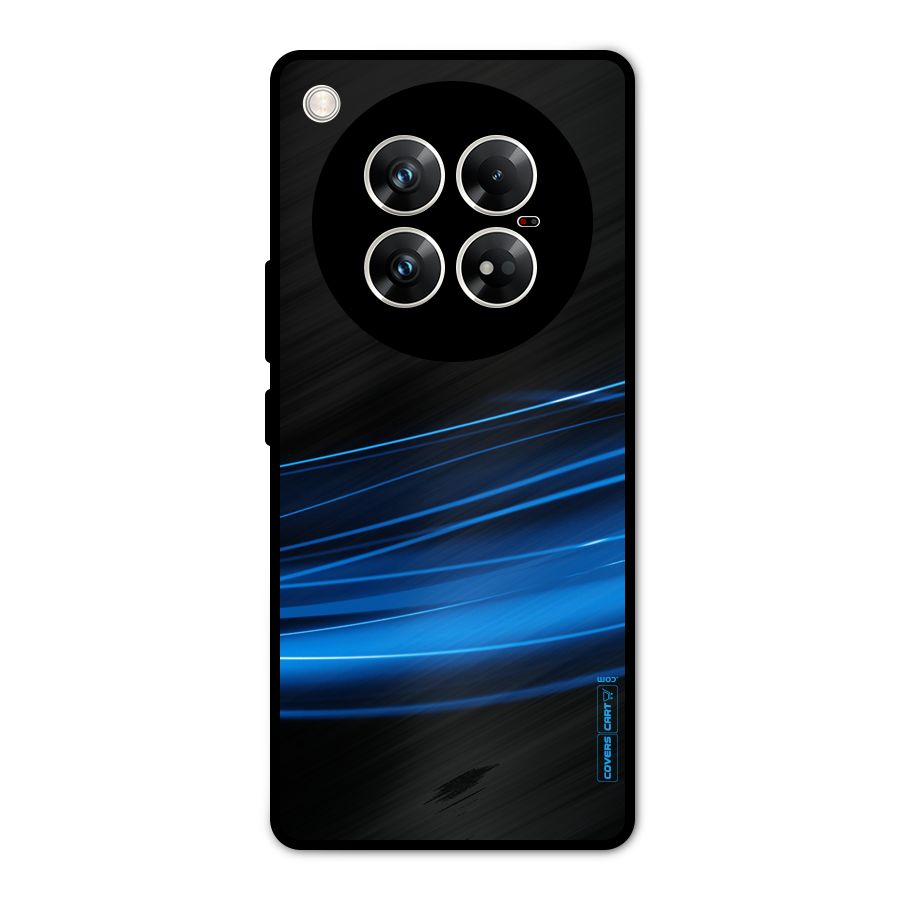 Blue Flow Metal Back Case for Infinix Zero 40 5G