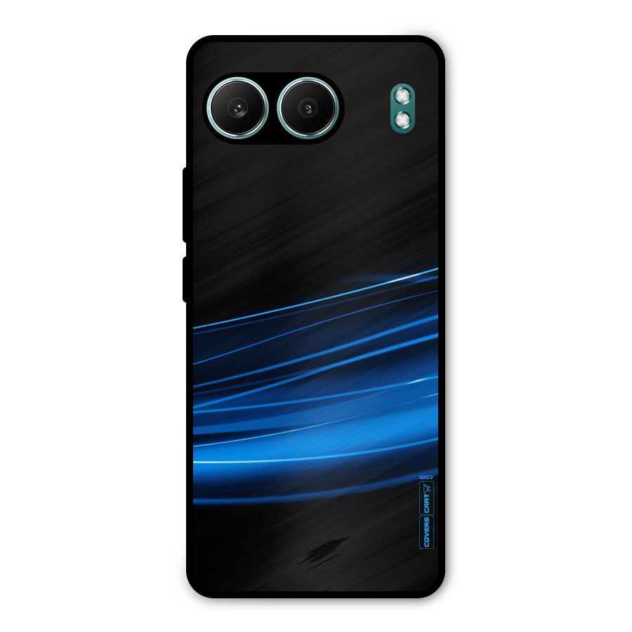 Blue Flow Metal Back Case for OnePlus Nord 4