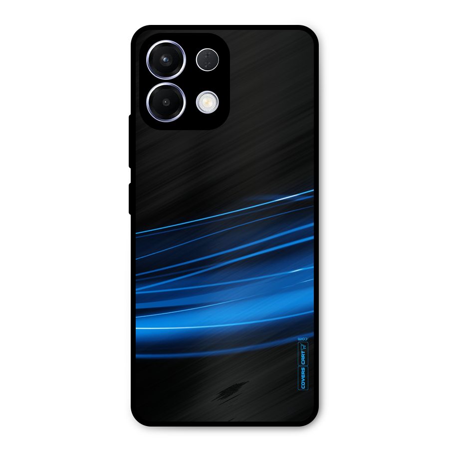 Blue Flow Metal Back Case for Oppo K13