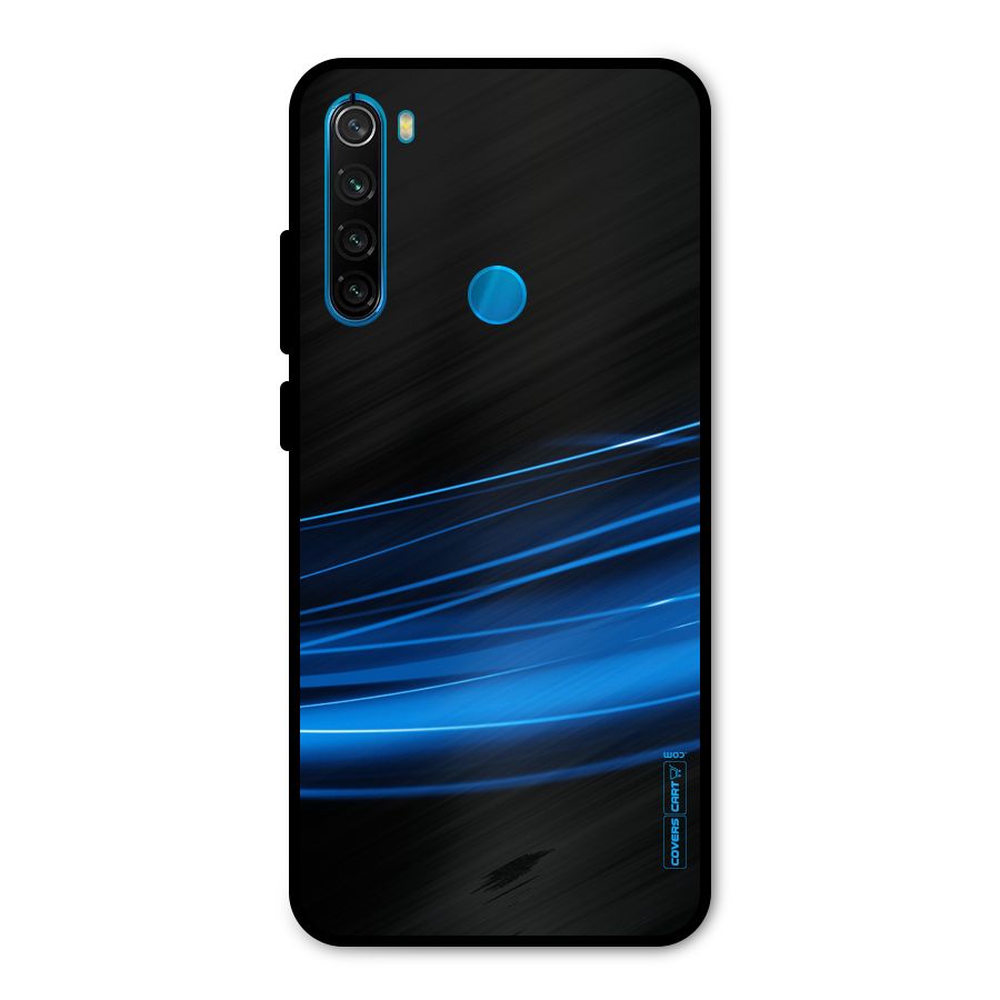 Blue Flow Metal Back Case for Redmi Note 8