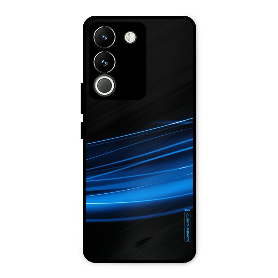 Blue Flow Metal Back Case for Vivo Y200