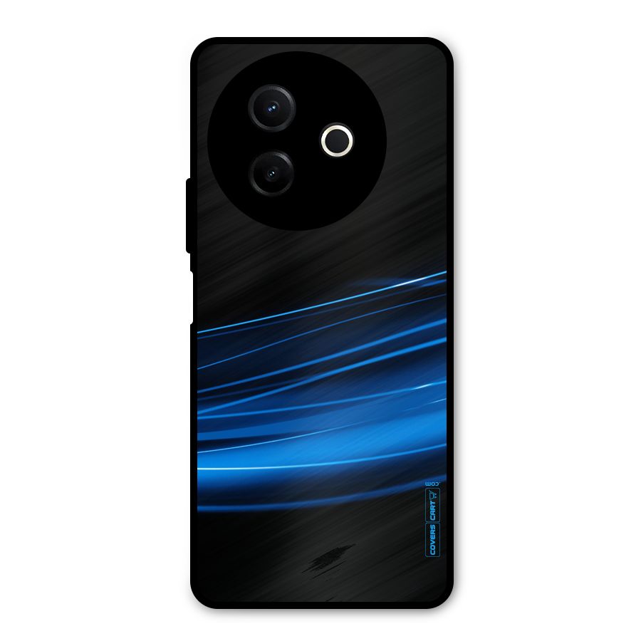Blue Flow Metal Back Case for Vivo Y39
