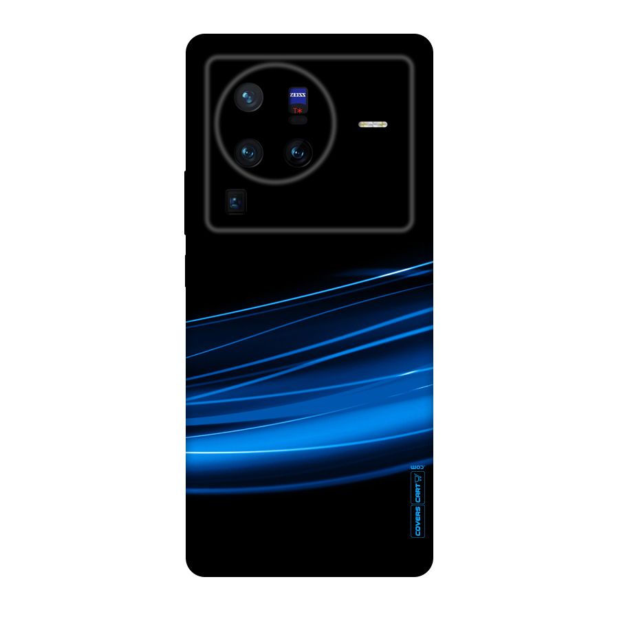 Blue Flow Original Polycarbonate Back Case for Vivo X80