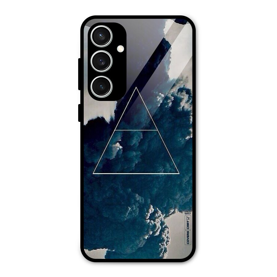 Blue Hue Smoke Glass Back Case for Galaxy S23 FE