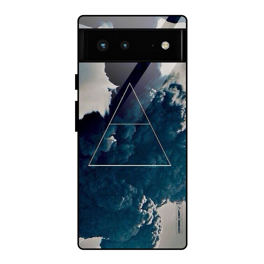 Blue Hue Smoke Glass Back Case for Google Pixel 6