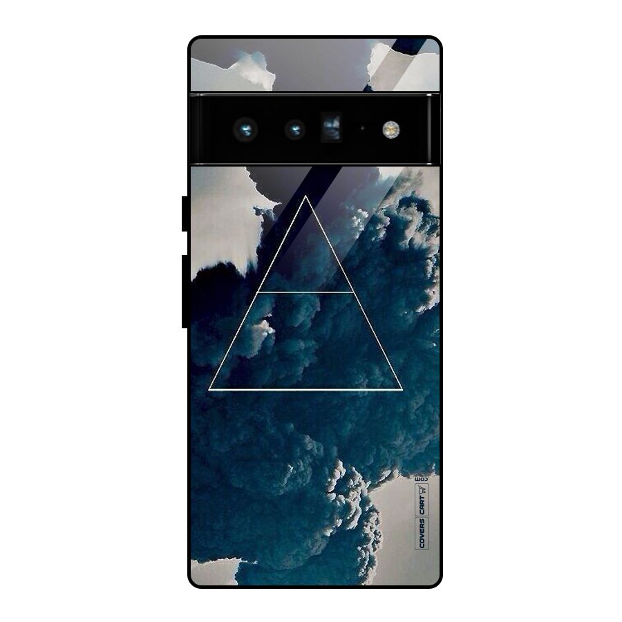 Blue Hue Smoke Glass Back Case for Google Pixel 6 Pro