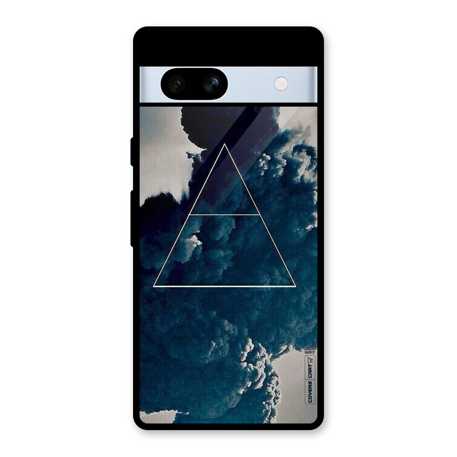 Blue Hue Smoke Glass Back Case for Google Pixel 7a