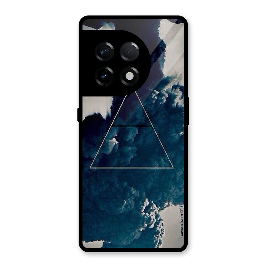 Blue Hue Smoke Glass Back Case for OnePlus 11R