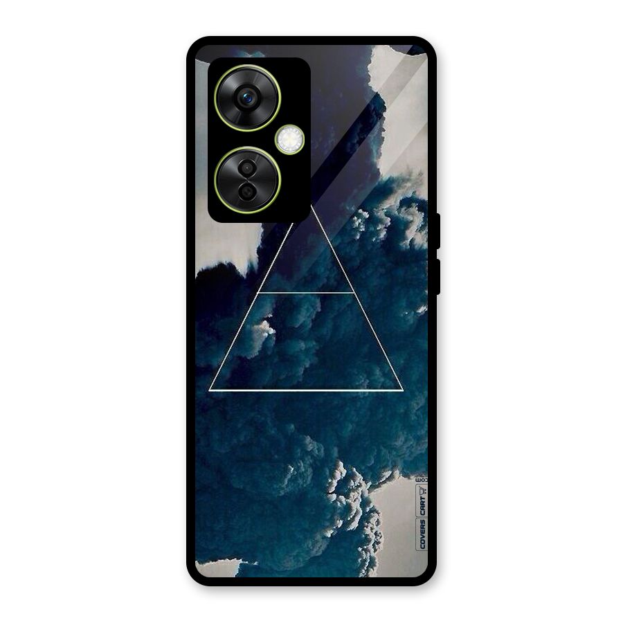 Blue Hue Smoke Glass Back Case for OnePlus Nord CE 3 Lite