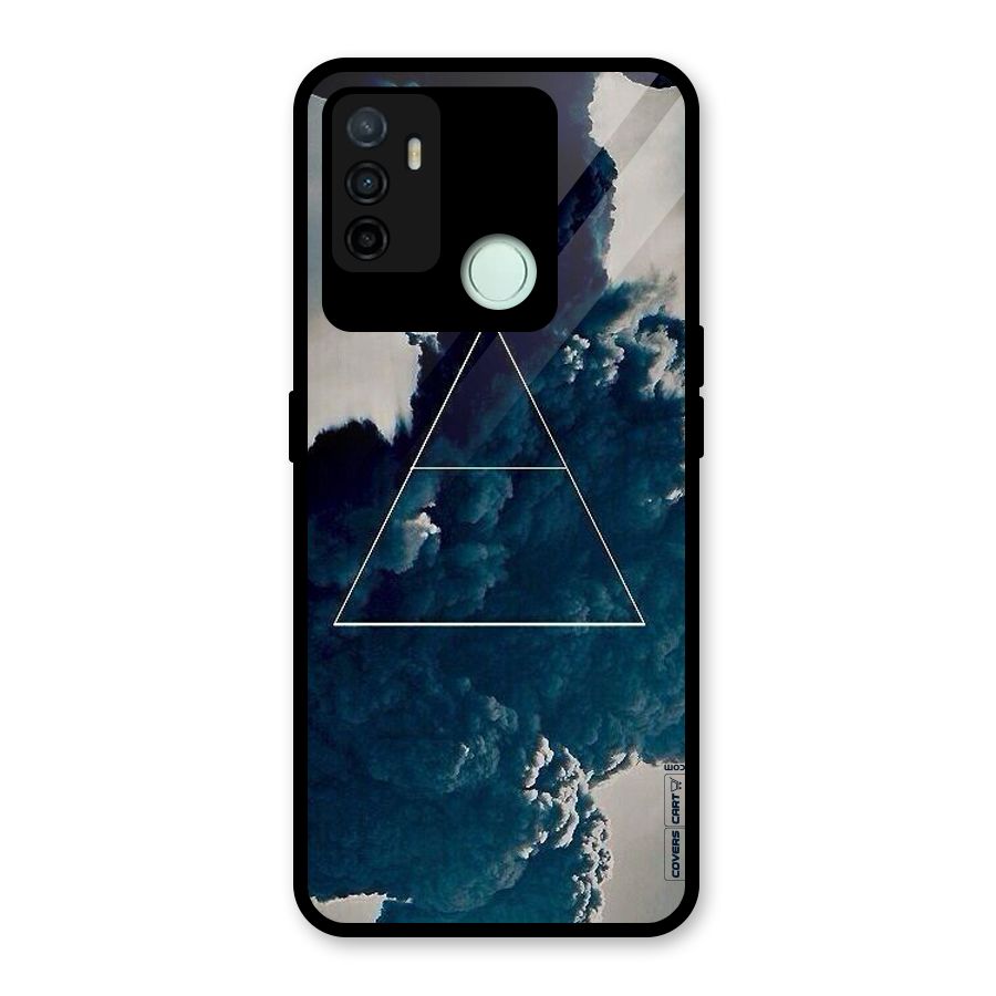 Blue Hue Smoke Glass Back Case for Oppo A53