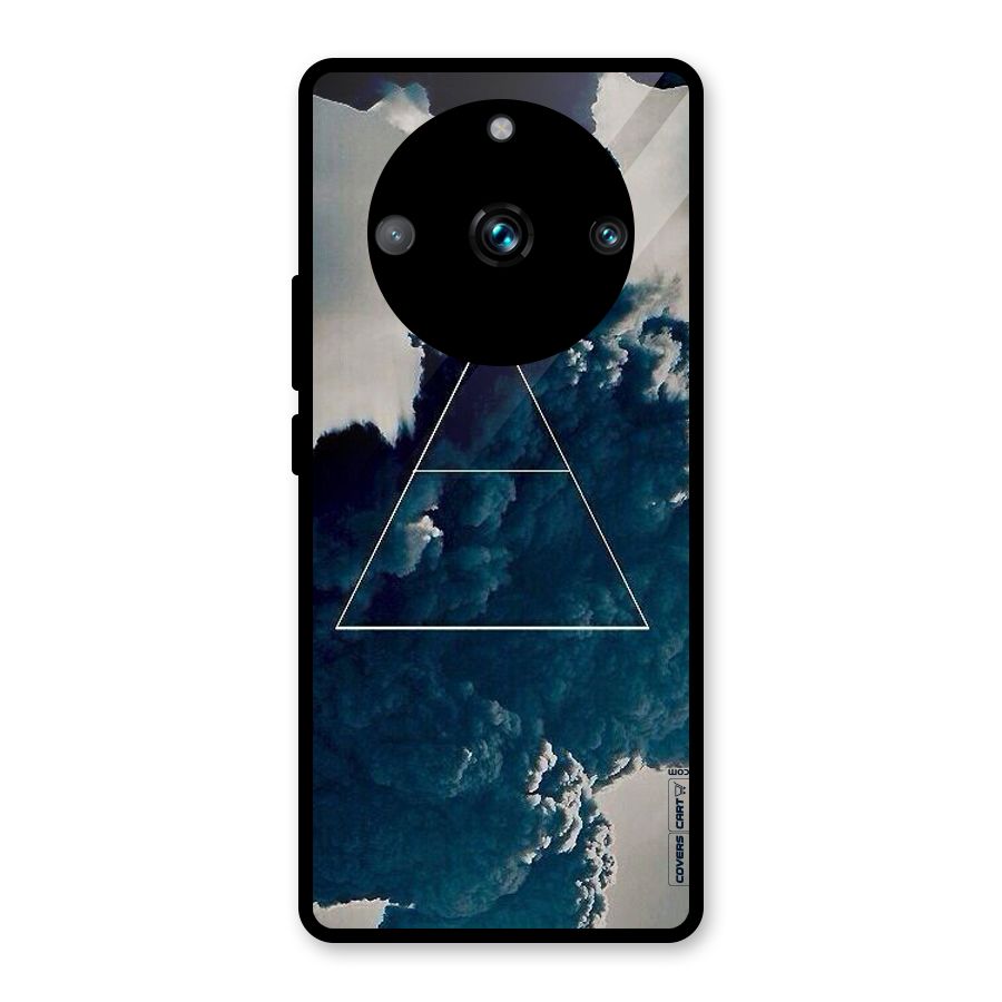 Blue Hue Smoke Glass Back Case for Realme 11 Pro Plus