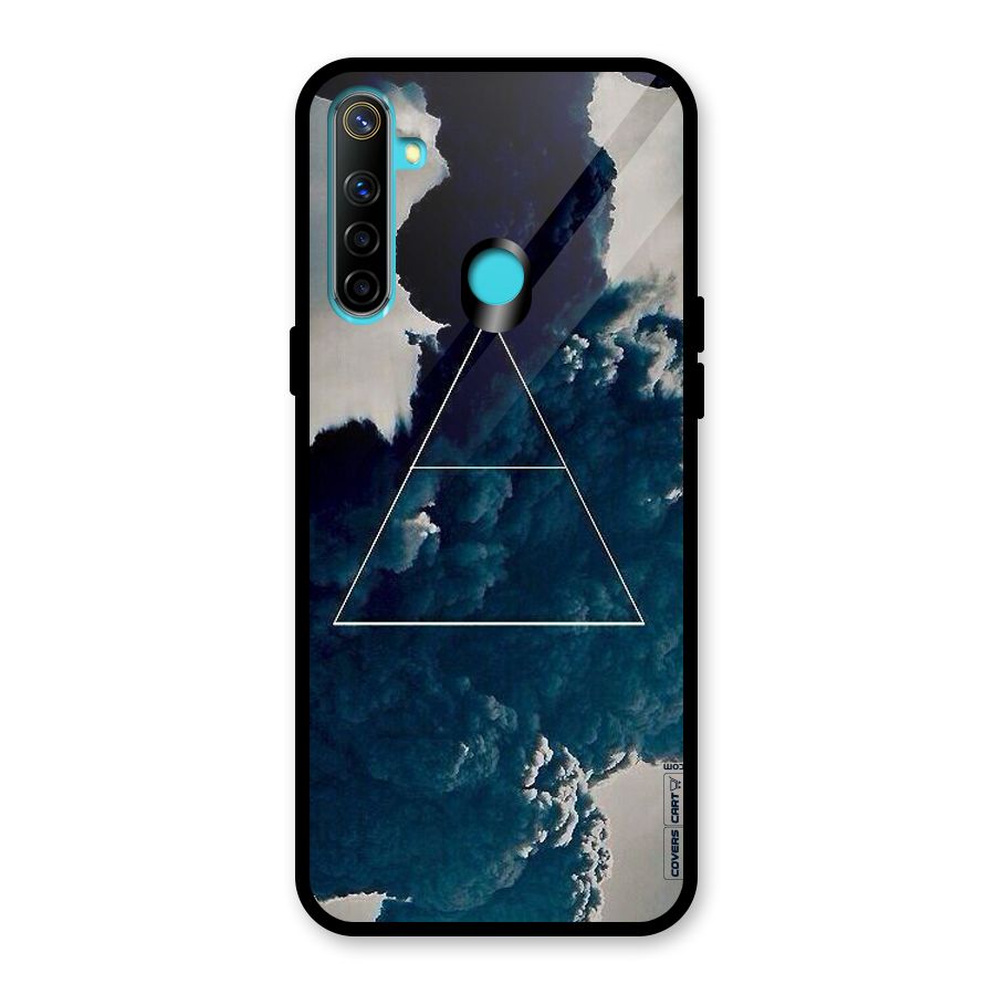 Blue Hue Smoke Glass Back Case for Realme 5i