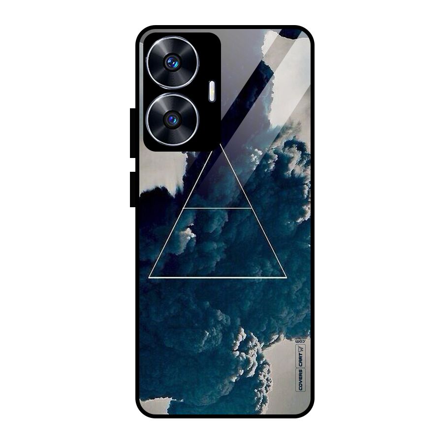 Blue Hue Smoke Glass Back Case for Realme Narzo N55