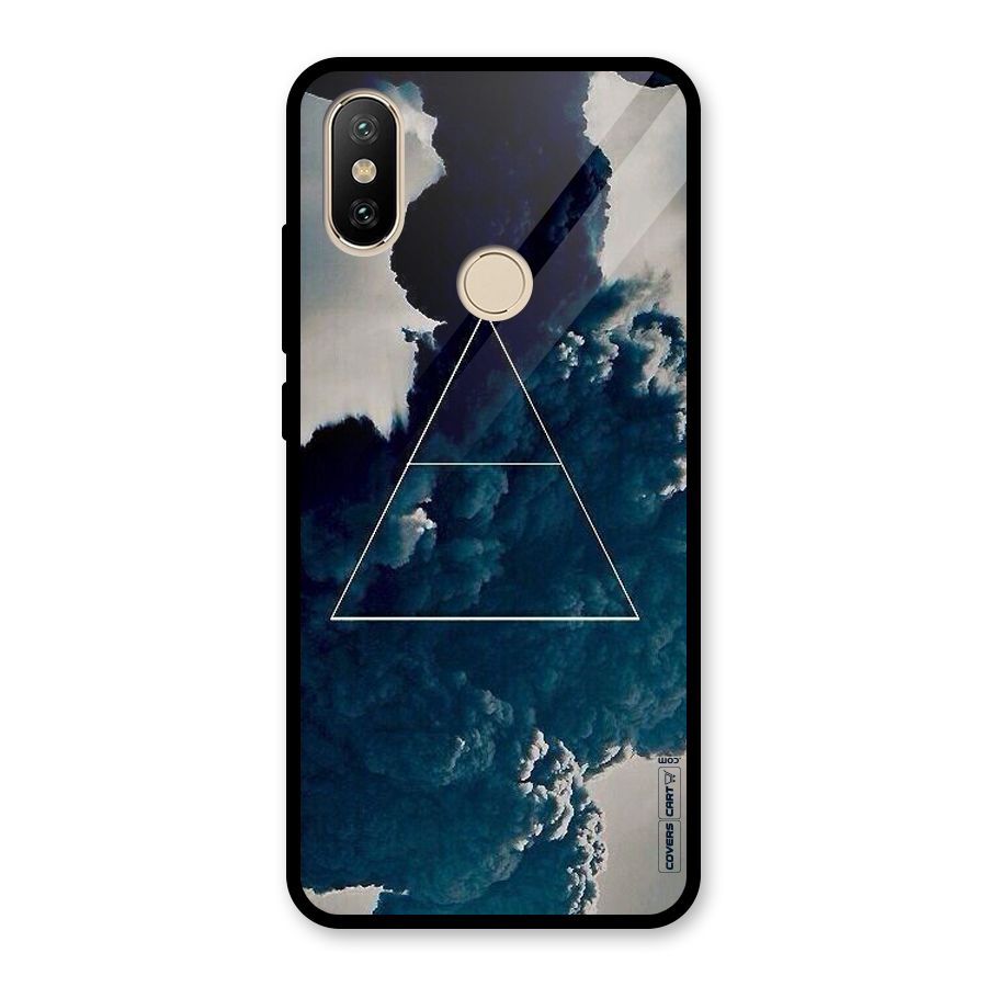 Blue Hue Smoke Glass Back Case for Redmi A2