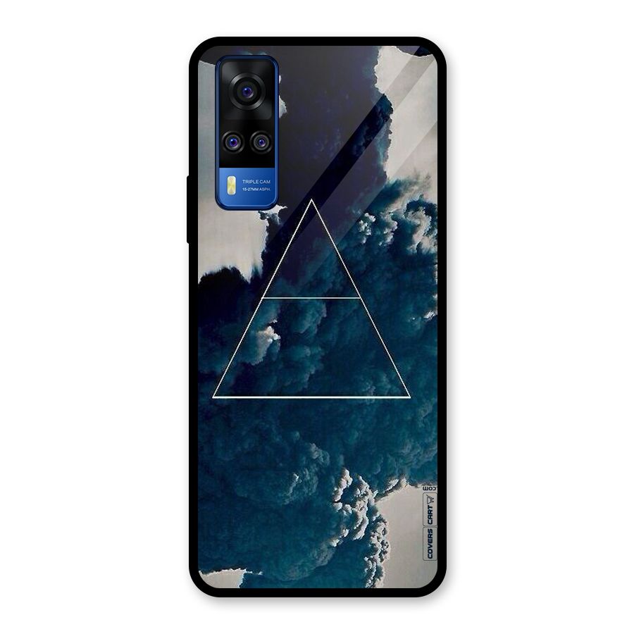 Blue Hue Smoke Glass Back Case for Vivo Y31