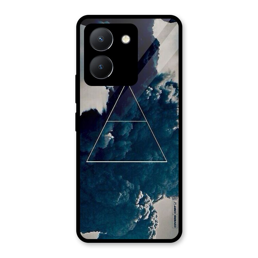 Blue Hue Smoke Glass Back Case for Vivo Y36